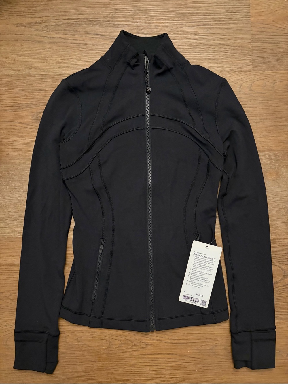 Lululemon Define Jacket NWT black size 4